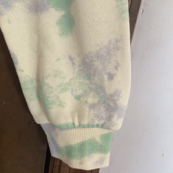 Relisted Be the change sun graphic tie dye print hoodie SM juniors - Picture 5 of 11